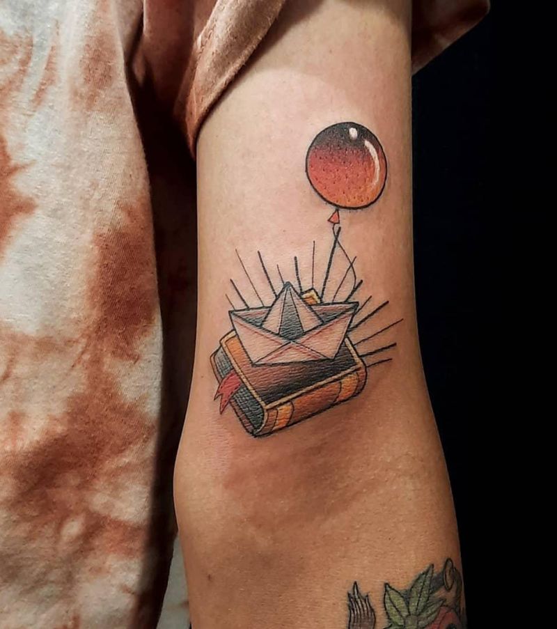 30 Unique Paper Boat Tattoos You Must Try