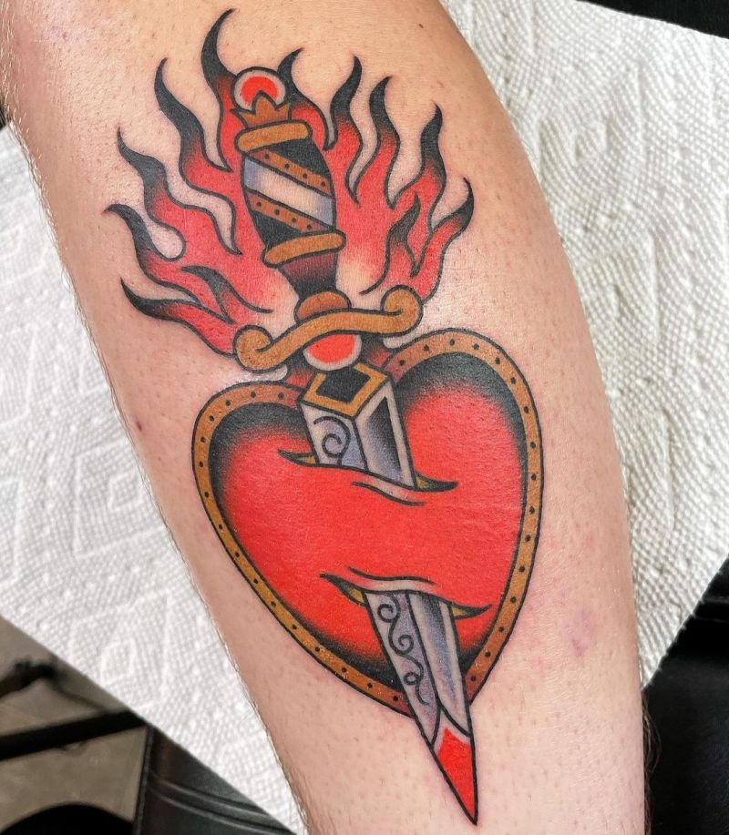 30 Unique Sacred Heart Tattoos for Your Inspiration