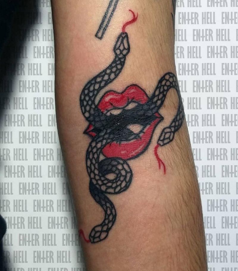 30 Cool Two Snakes Tattoos You Will Love