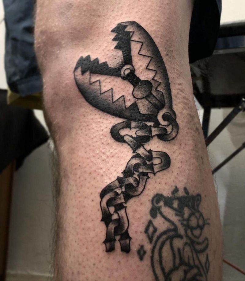 30 Unique Bear Trap Tattoos You Can Copy