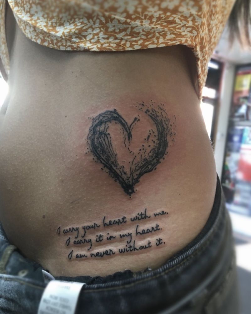 30 Unique Black Heart Tattoos You Can Copy