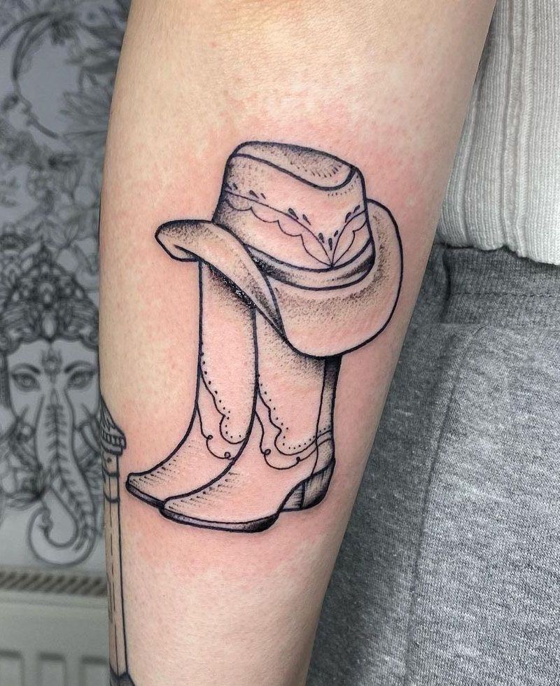 30 Unique Boot Tattoos You Will Love