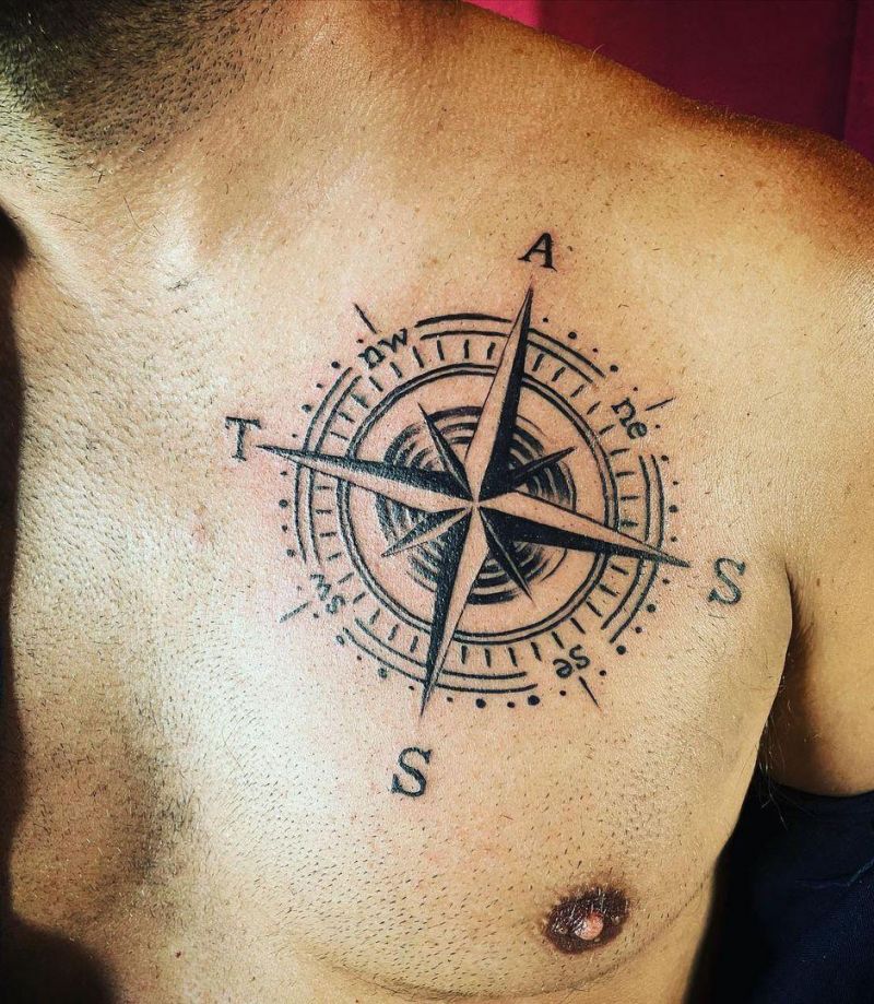 30 Unique Compass Tattoos You Must Try