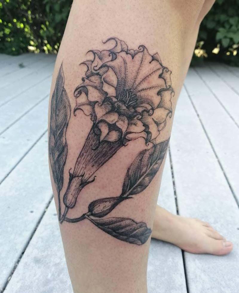 30 Unique Datura Tattoos to Inspire You