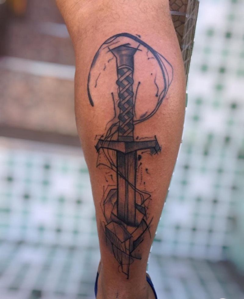 30 Pretty Excalibur Tattoos You Must Try