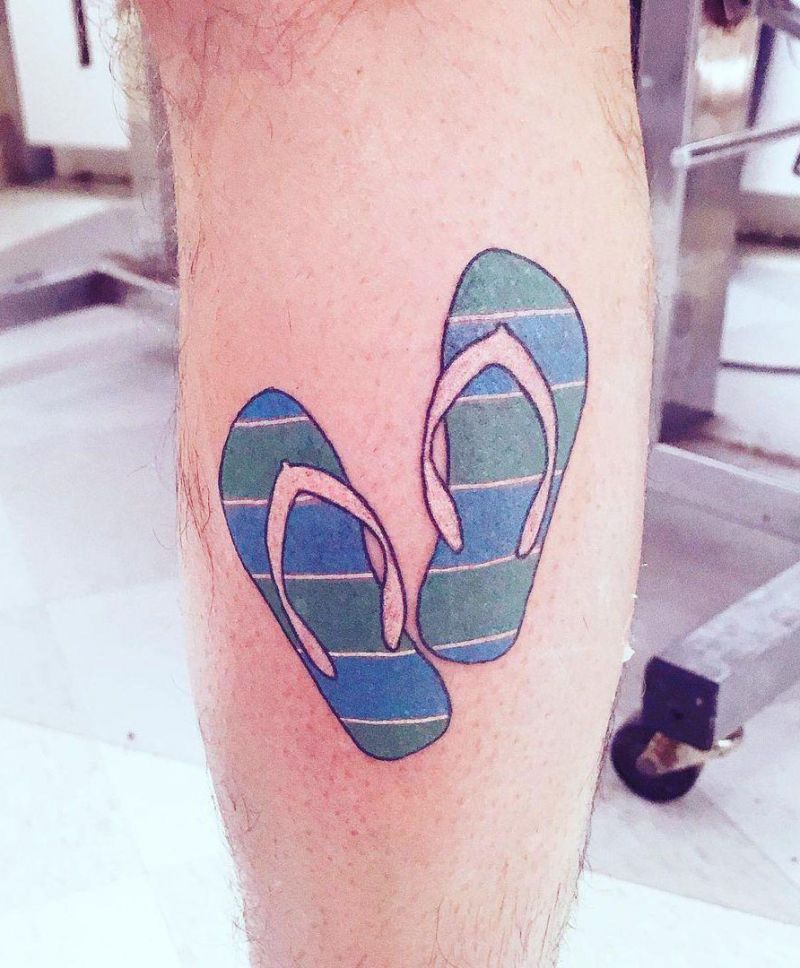 30 Unique Flip Flop Tattoos You Will Love