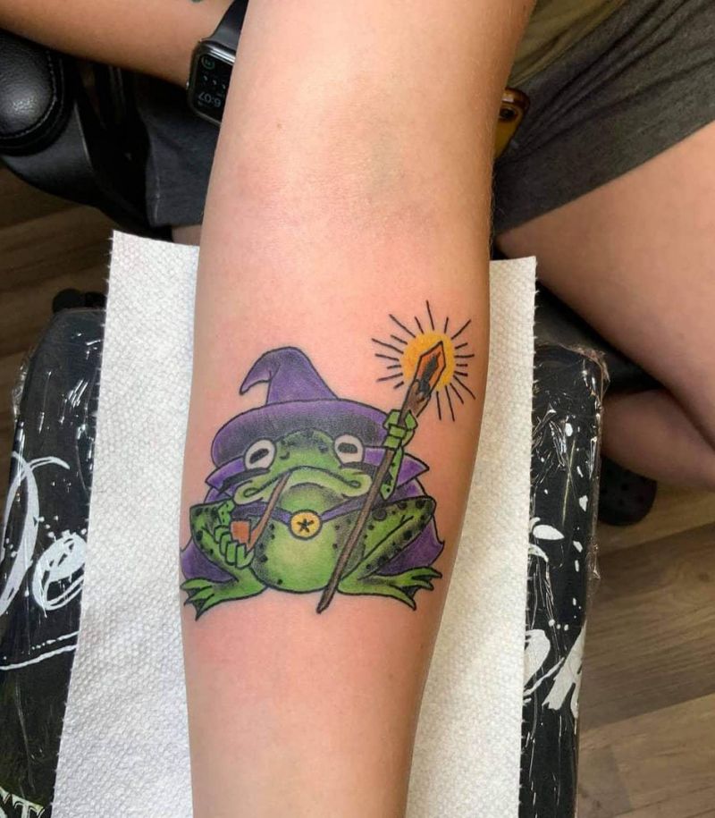 30 Unique Frog Wizard Tattoos for Your Inspiration