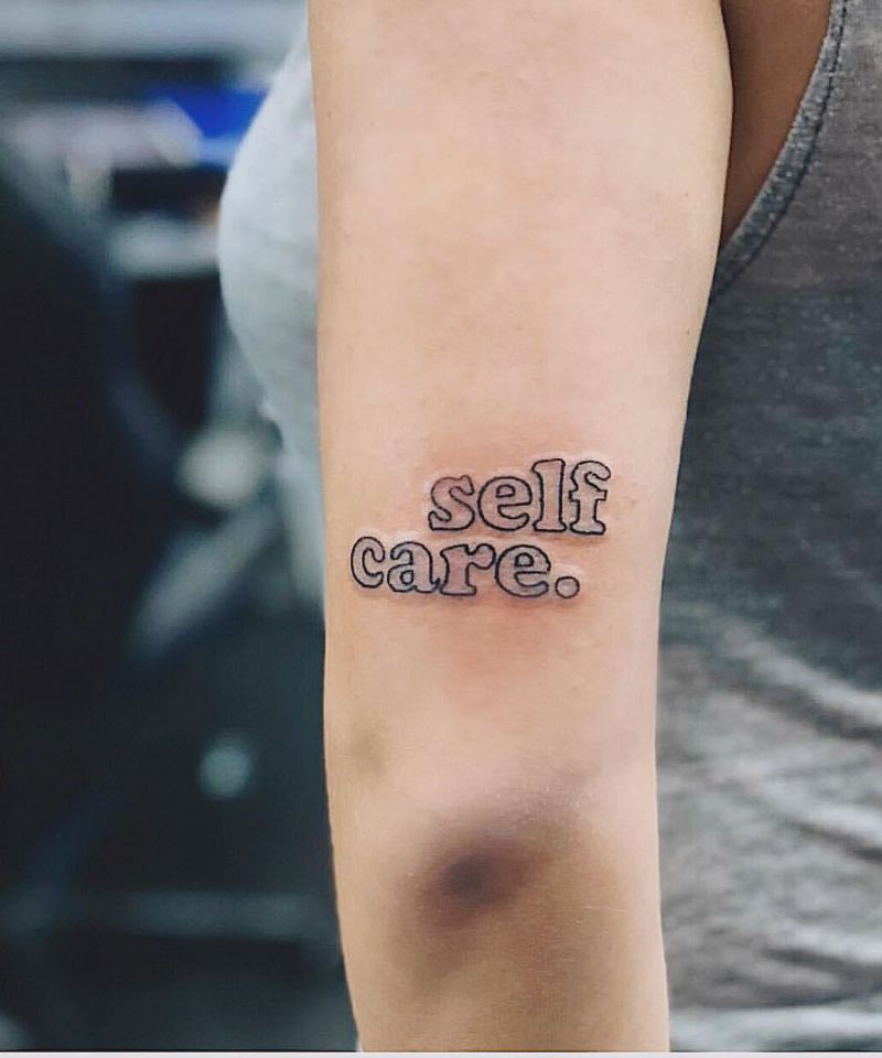 30 Unique Self Care Tattoos to Inspire You