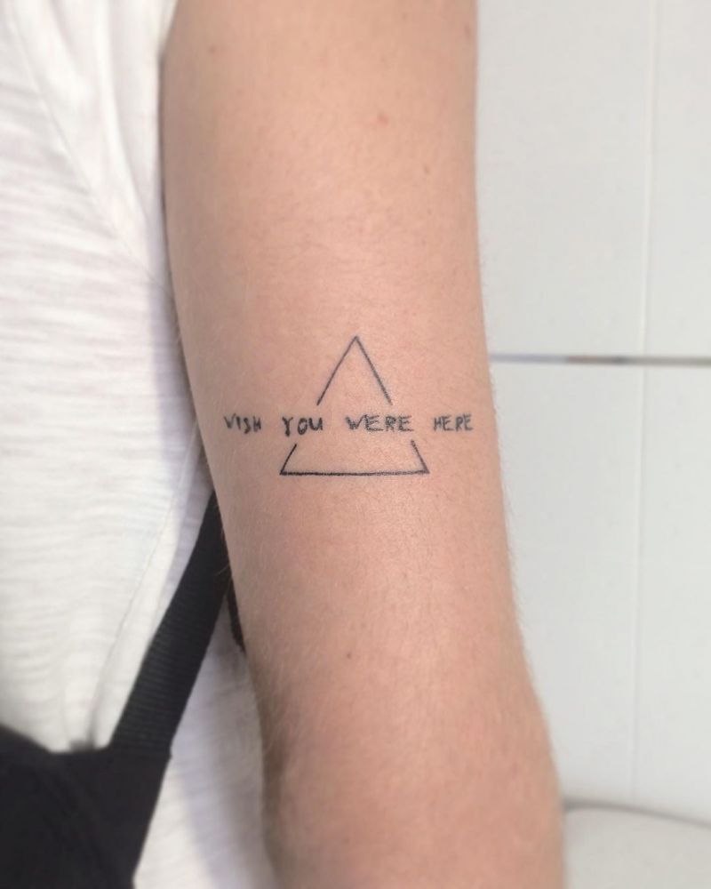 30 Excellent Wish You Were Here Tattoos to Inspire You