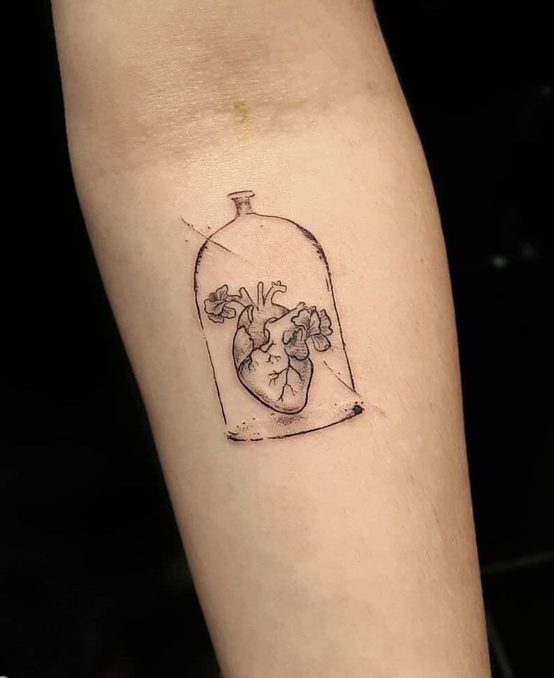 30 Unique Bell Jar Tattoos You Must Try