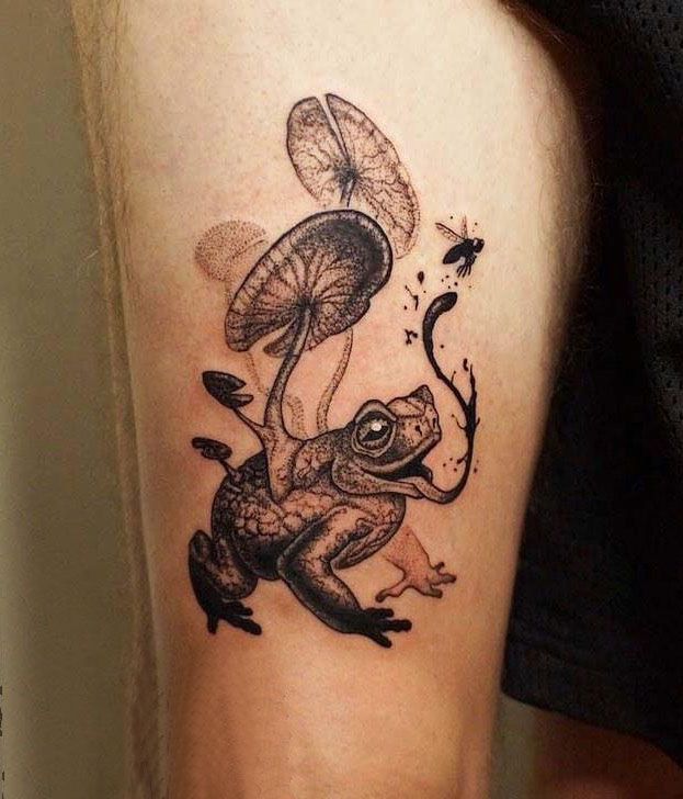 30 Unique Bullfrog Tattoos You Must Try