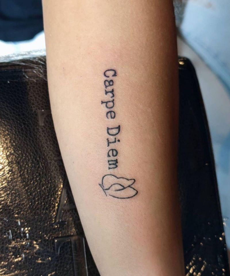 30 Unique Carpe Diem Tattoos You Must Love