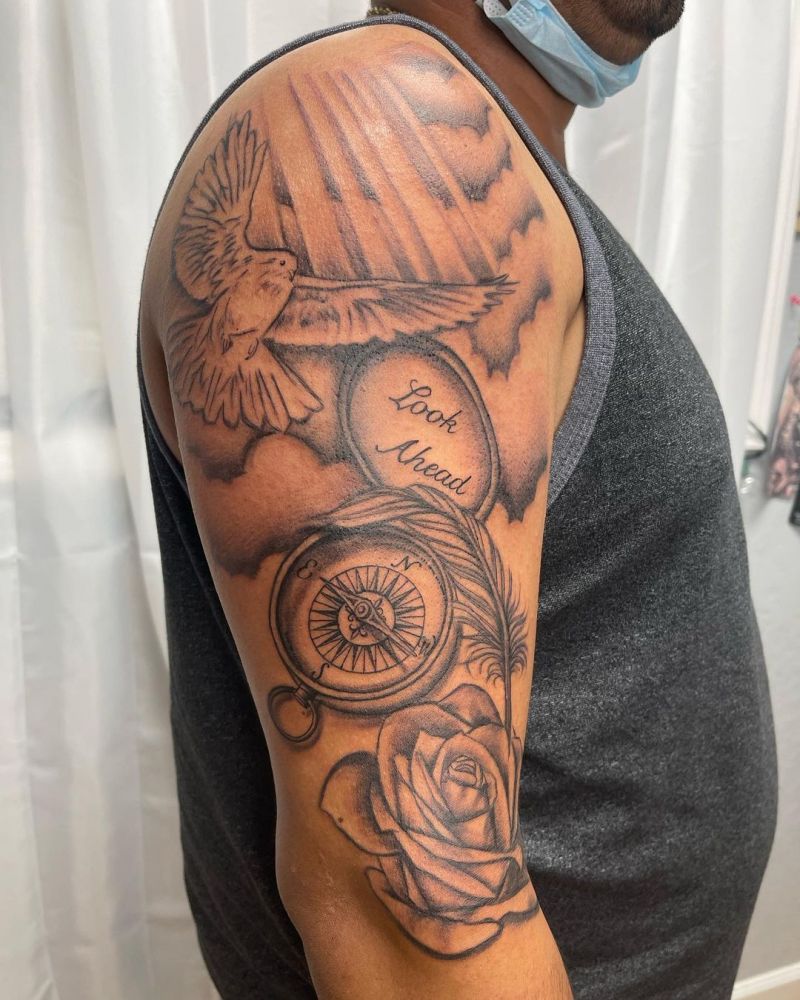 30 Unique Compass Tattoos You Must Try