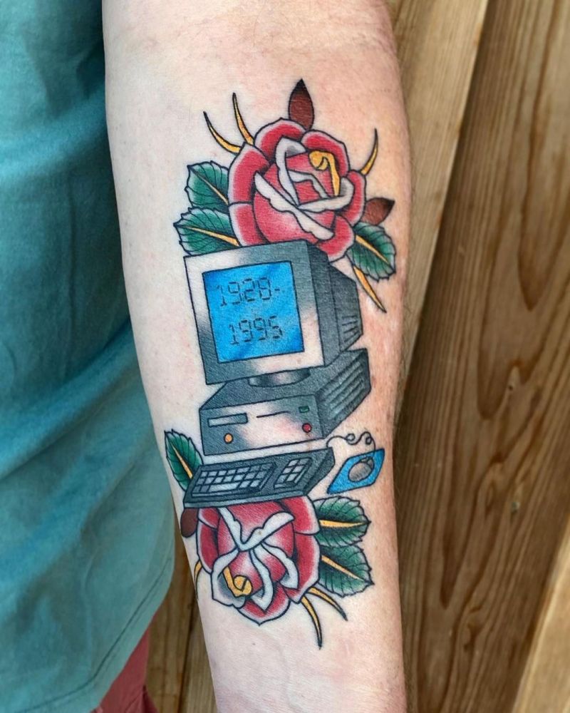 30 Unique Computer Tattoos You Must See