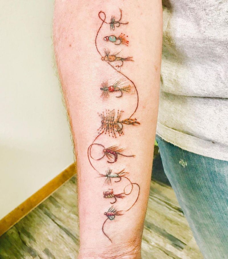 30 Unique Fly Fishing Tattoos You Can Copy