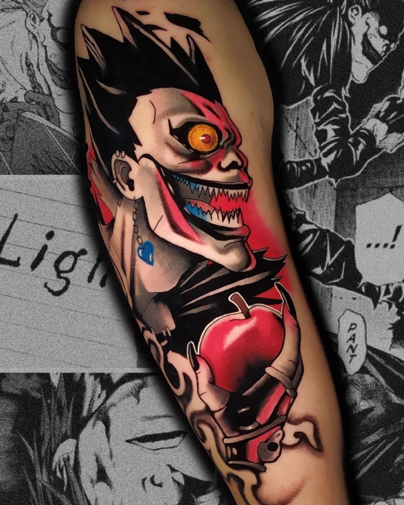 30 Unique Deathnote Tattoos You Must Love