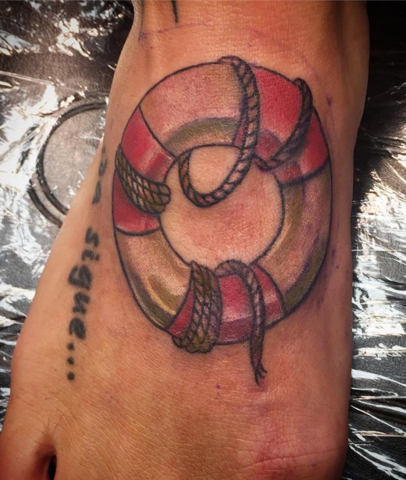 20+ Unique Lifebuoy Tattoos You Can Copy