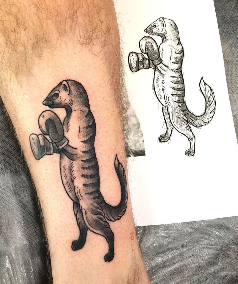 30 Unique Mongoose Tattoos You Can Copy