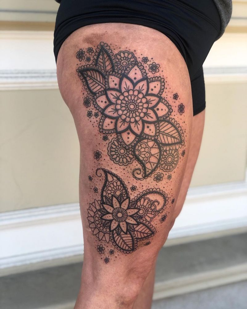 30 Unique Paisley Tattoos for Your Inspiration