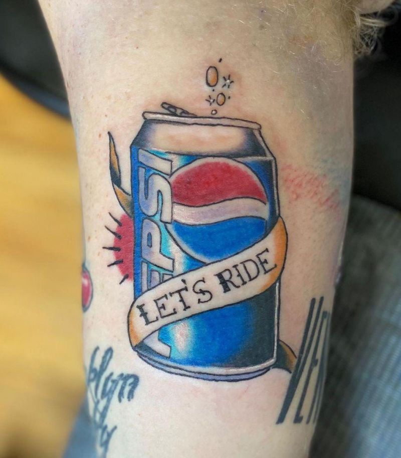 30 Pretty Pepsi Tattoos You Must Try