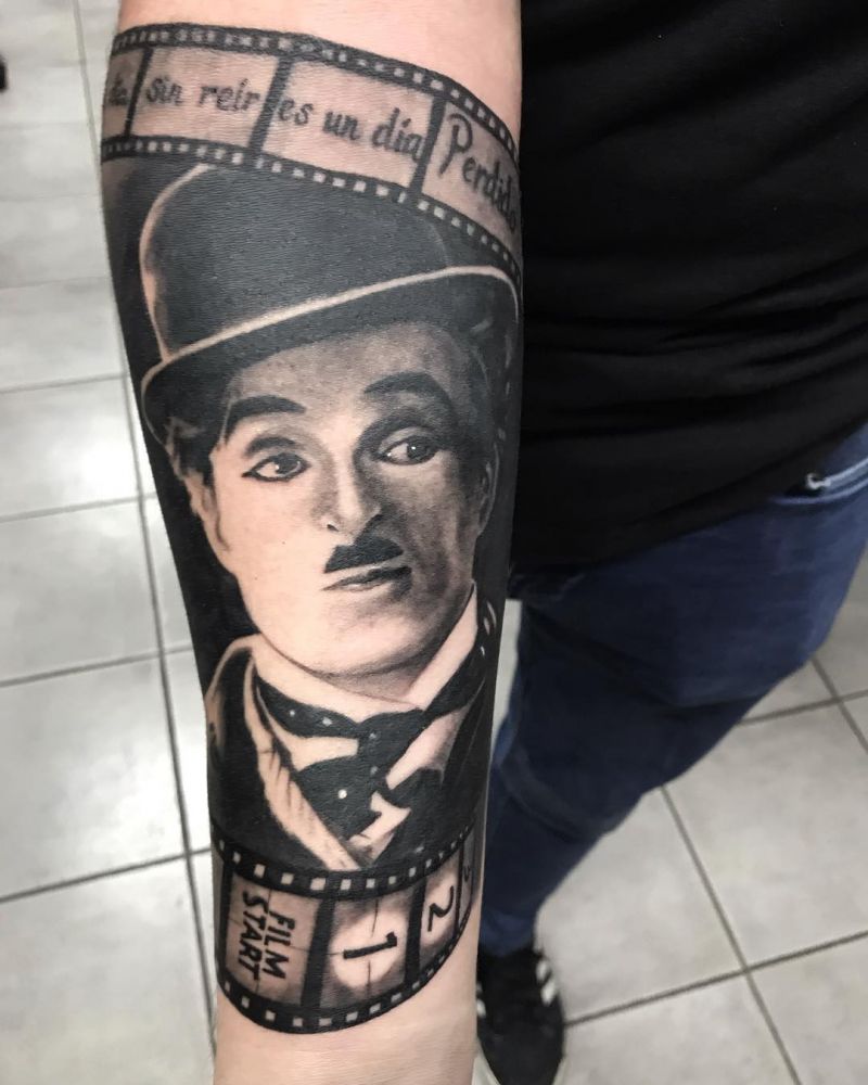 30 Unique Charlie Chaplin Tattoos You Can Copy