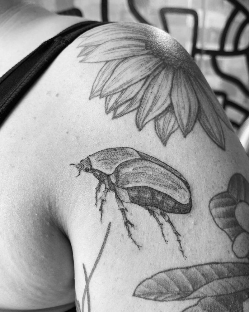 30 Unique June Bug Tattoos for Your Inspiration