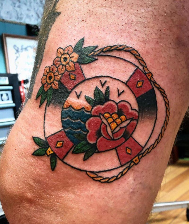 20+ Unique Lifebuoy Tattoos You Can Copy