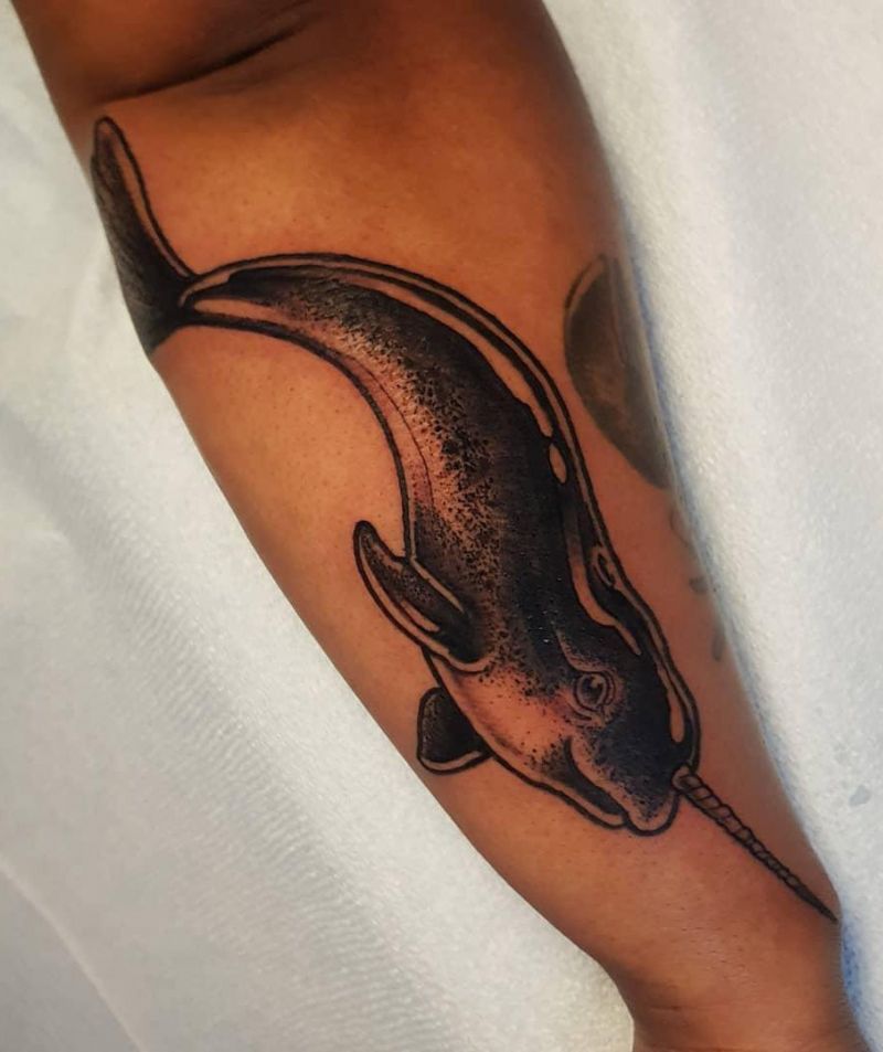 30 Unique Narwhal Tattoos You Must Love