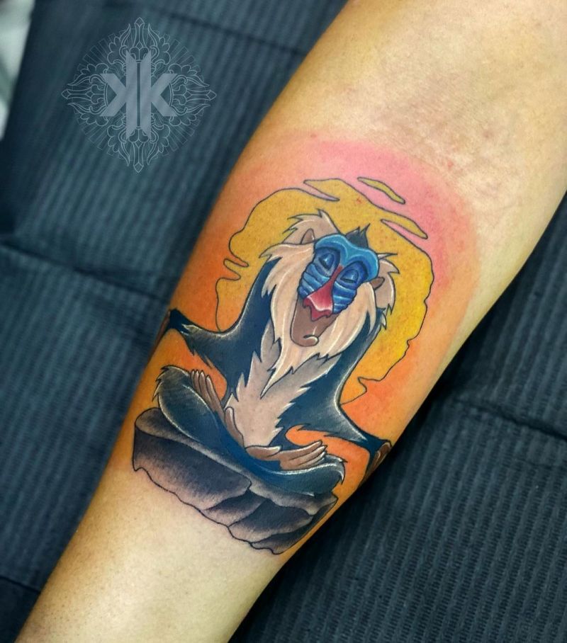 30 Unique Rafiki Tattoos You Must Try