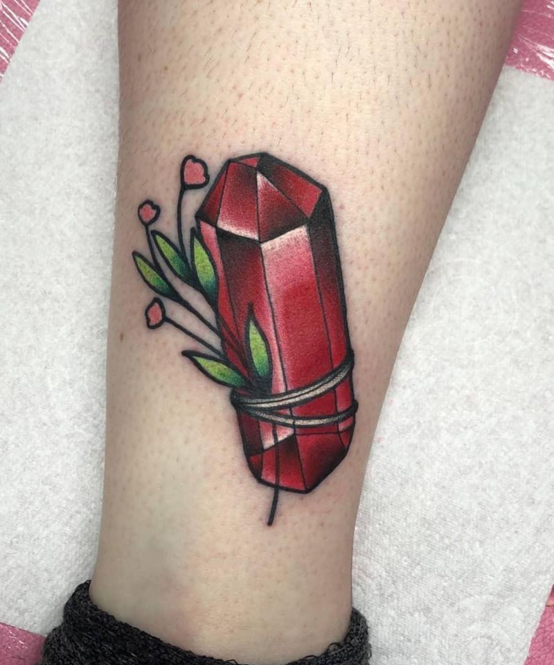 30 Pretty Ruby Tattoos You Must Try