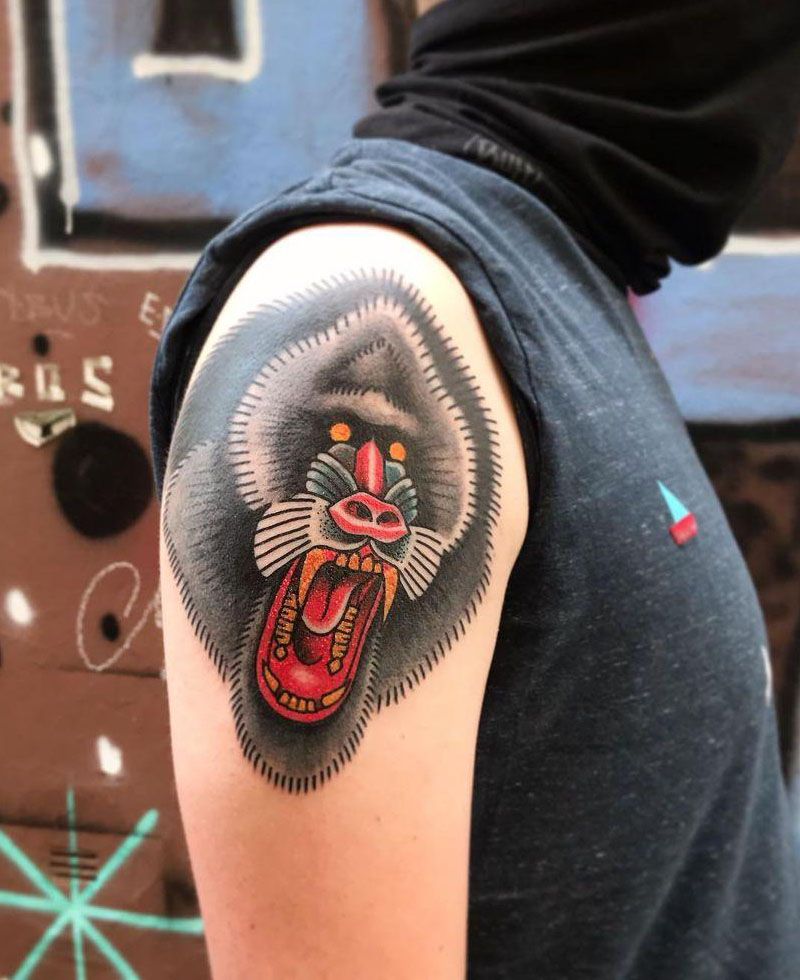 30 Unique Baboon Tattoos You Can Copy