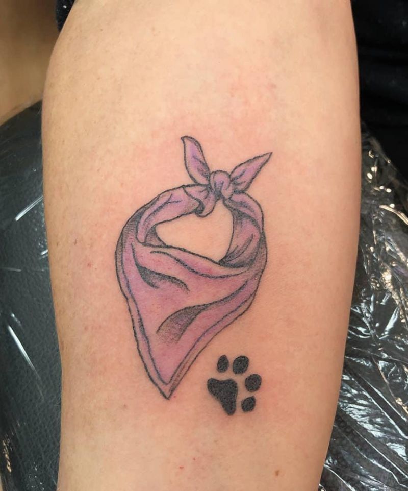 30 Unique Bandana Tattoos You Must Love