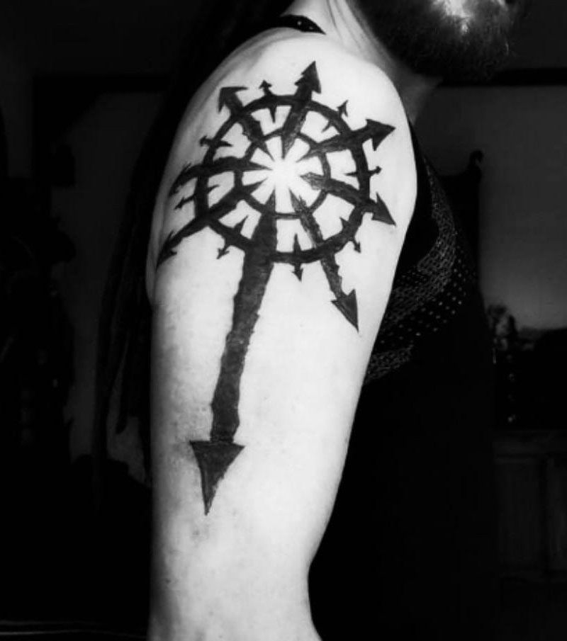 30 Unique Chaos Star Tattoos You Will Love