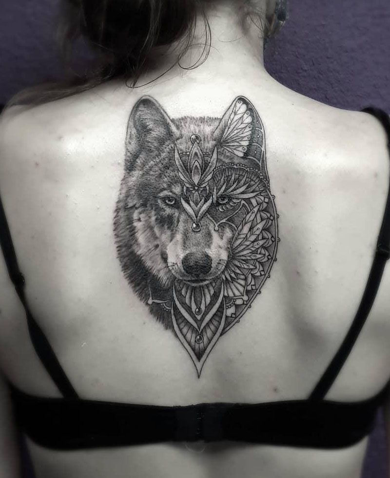 30 Unique Half Wolf Tattoos You Must Love