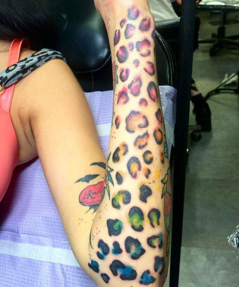 30 Pretty Leopard Print Tattoos You Can Copy