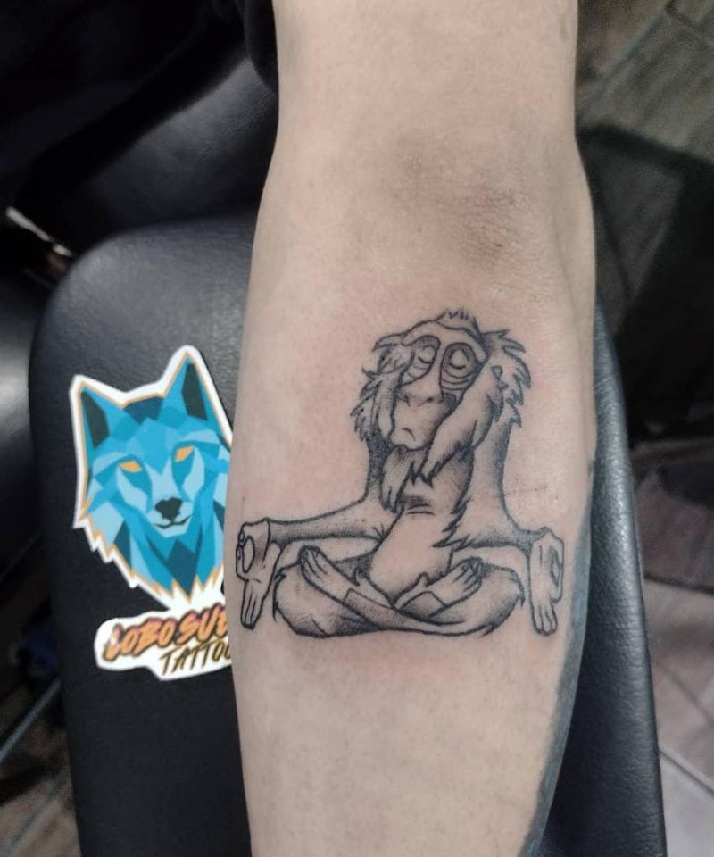 30 Unique Rafiki Tattoos You Must Try