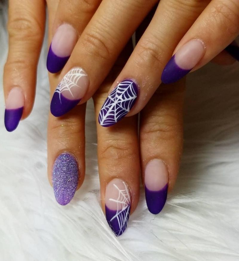 30 Spider Web Nail Art Designs for Halloween