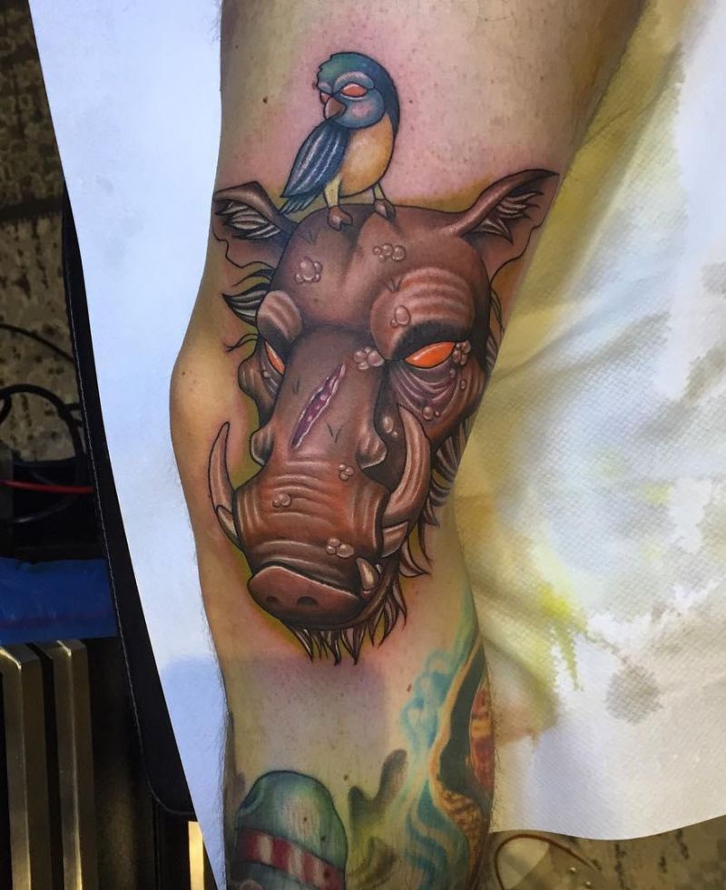 30 Unique Warthog Tattoos You Must Try