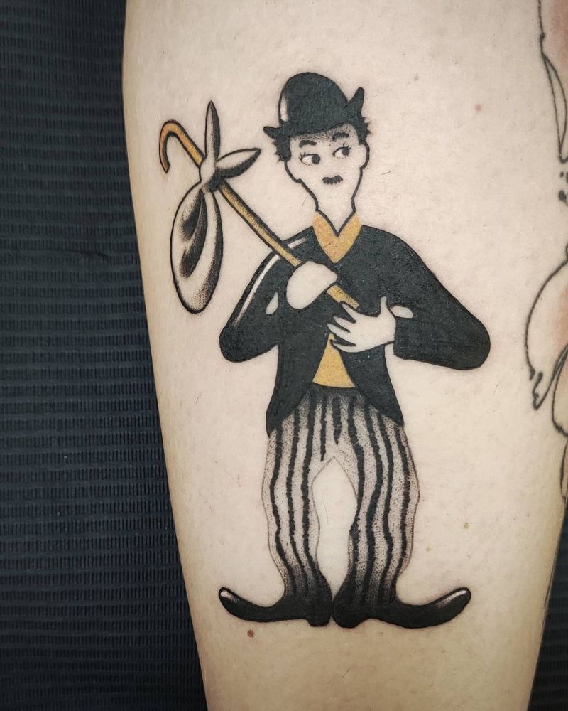 30 Unique Charlie Chaplin Tattoos You Can Copy