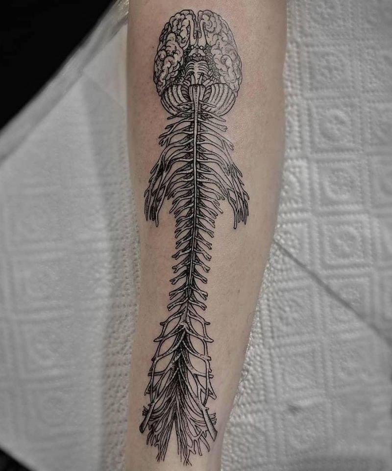 30 Unique Fishbone Tattoos You Can Copy