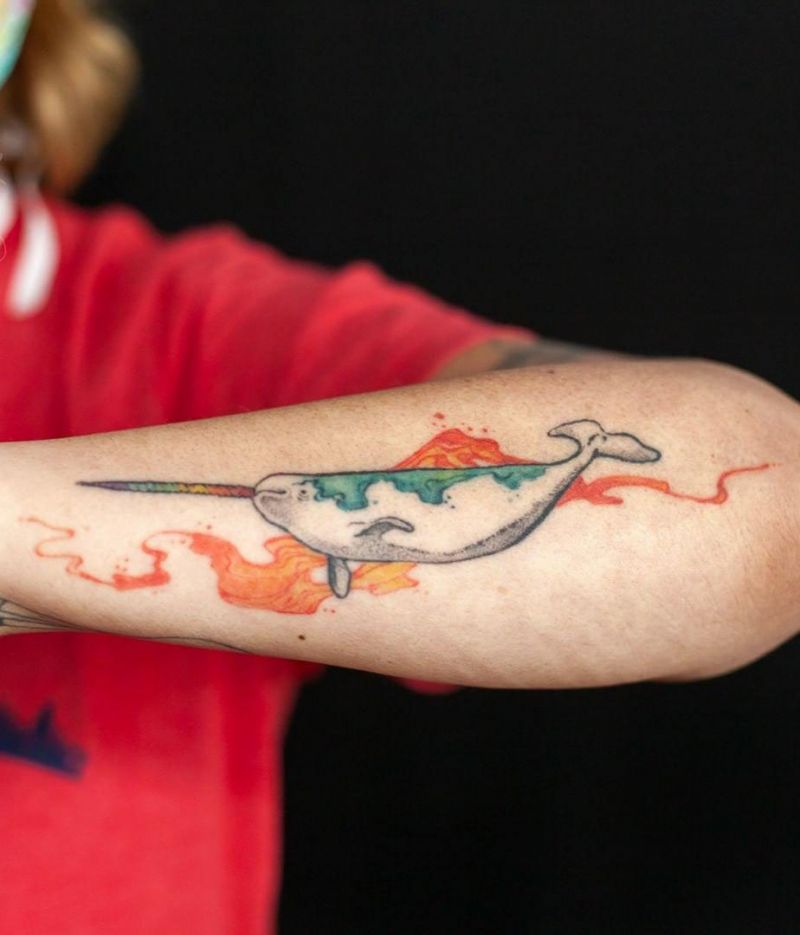 30 Unique Narwhal Tattoos You Must Love