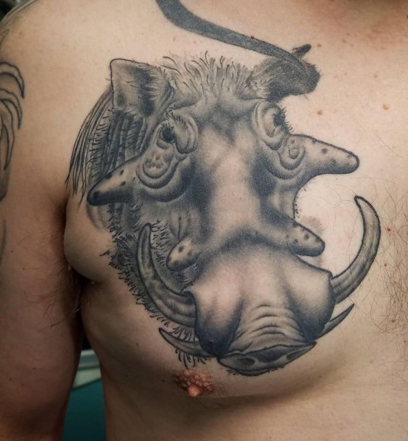 30 Unique Warthog Tattoos You Must Try