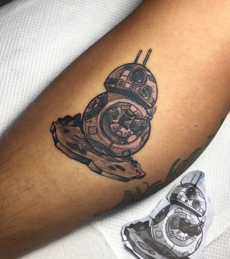 30 Pretty BB8 Tattoos You Must Try