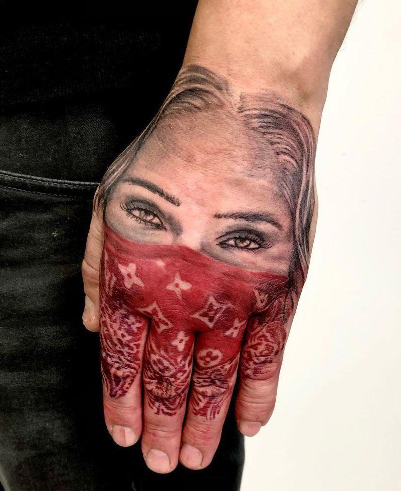 30 Unique Bandana Tattoos You Must Love