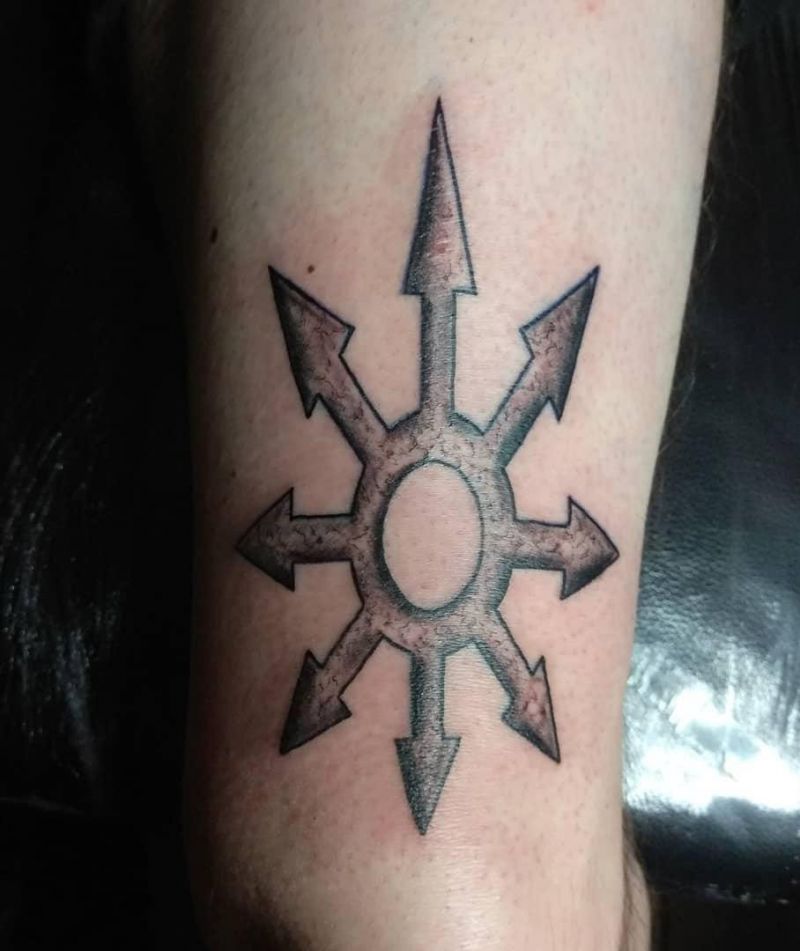 30 Unique Chaos Star Tattoos You Will Love