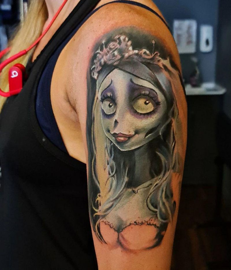 30 Unique Corpse Bride Tattoos You Will Love