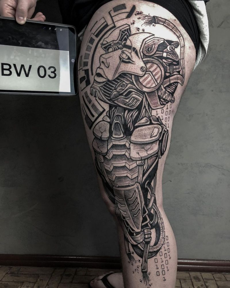 30 Unique Cyborg Tattoos You Will Love