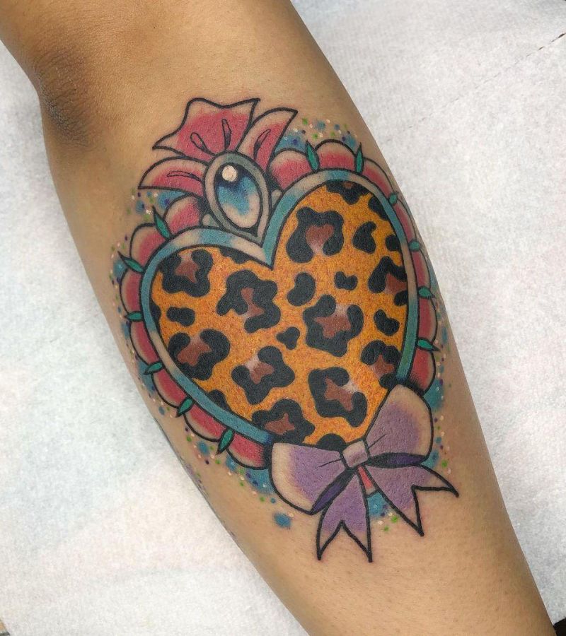 30 Pretty Leopard Print Tattoos You Can Copy