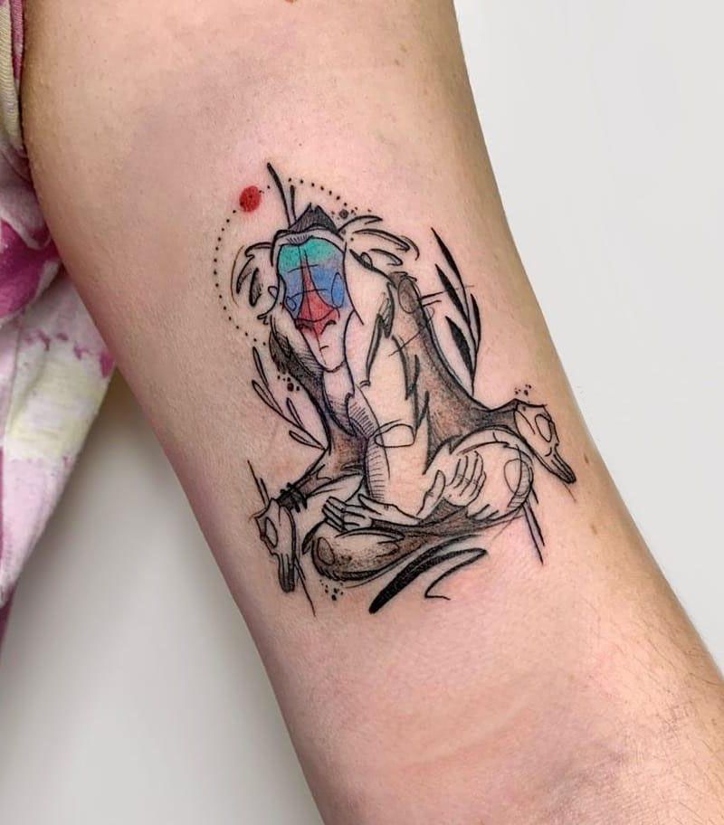 30 Unique Rafiki Tattoos You Must Try