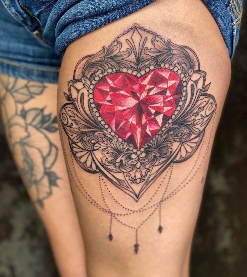 30 Pretty Ruby Tattoos You Must Try